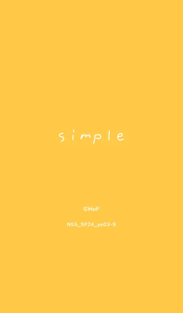 [LINE着せ替え] N55.24_イエロー3-9の画像1