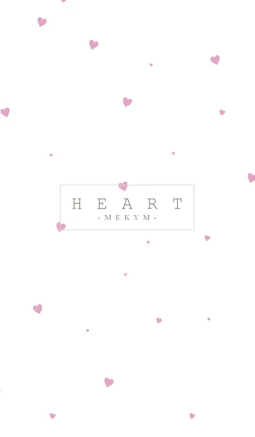 [LINE着せ替え] HEART-Pink MEKYM 18の画像1