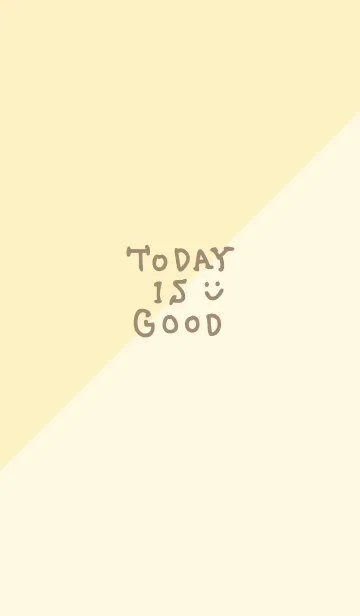 [LINE着せ替え] 2色半分 黄色3の画像1