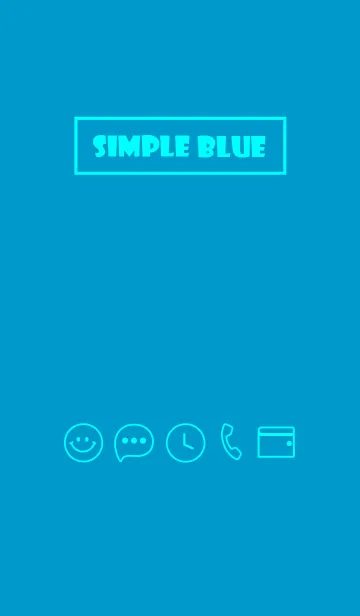 [LINE着せ替え] Love Blue Theme Vr.9 (JP)の画像1
