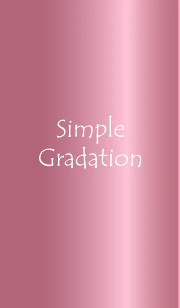 [LINE着せ替え] Simple Gradation -GlossyPink 13-の画像1