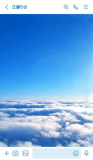 [LINE着せ替え] Cloud of heaven.MEKYM 18の画像3