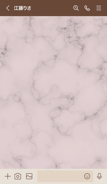 [LINE着せ替え] ～大人女子の大理石♥ピンクグレー～の画像3