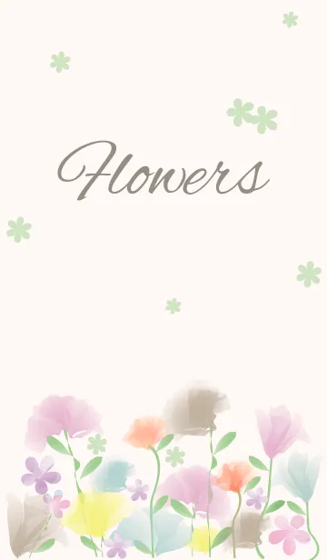 [LINE着せ替え] F l o w e r s - Pretty 4 -の画像1