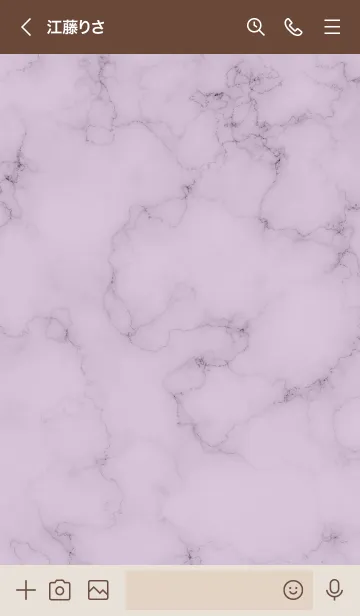 [LINE着せ替え] ～大人女子の大理石♥パープル20～の画像3