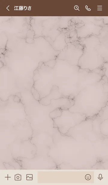 [LINE着せ替え] ～大人女子の大理石♥ブラウン8～の画像3
