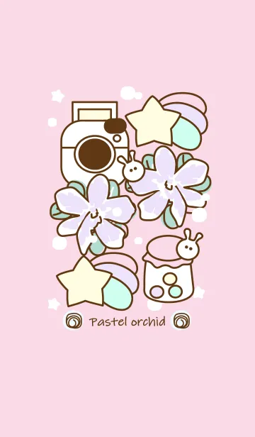 [LINE着せ替え] Beautiful pastel orchid 3の画像1