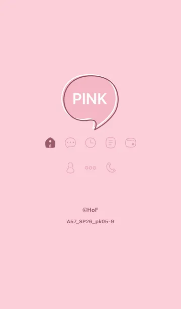 [LINE着せ替え] A57.26_ピンク5-9の画像1