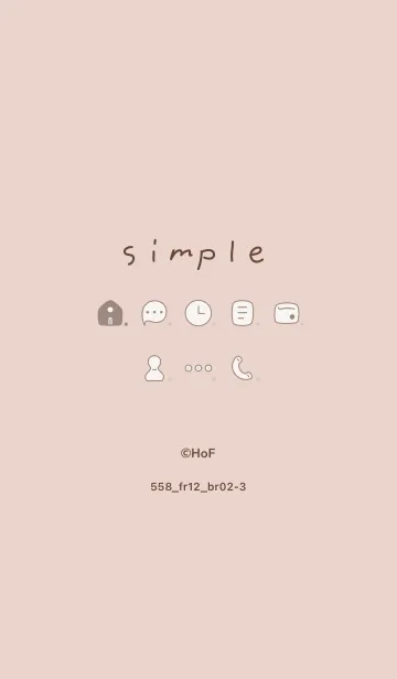 [LINE着せ替え] 558.12_ベージュ ブラウン2-3の画像1