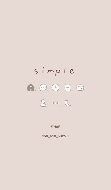 [LINE着せ替え] 158.10_ベージュ ブラウン2-3の画像1