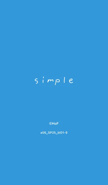 [LINE着せ替え] a56.25_ブルー1-9の画像1