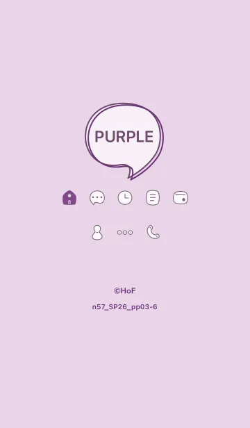 [LINE着せ替え] n57.26_パープル3-6の画像1