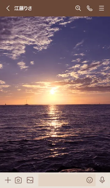 [LINE着せ替え] ALOHA Seaside Sunset Hawaii 20の画像3