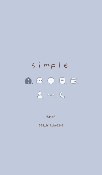 [LINE着せ替え] 558.12_ホワイトアッシュ ブラウン2-6の画像1