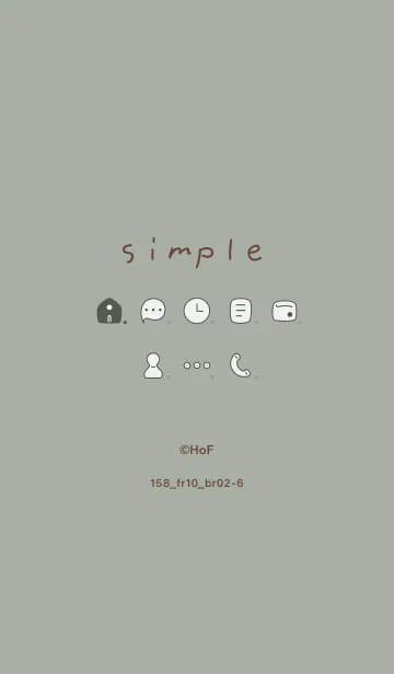 [LINE着せ替え] 158.10_スモーキーMアッシュ ブラウン2-6の画像1