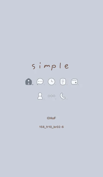 [LINE着せ替え] 158.10_ホワイトアッシュ ブラウン2-6の画像1
