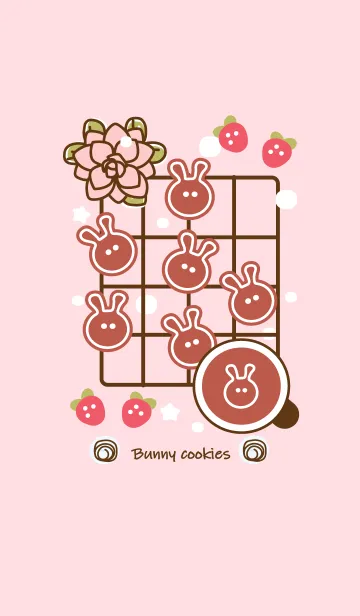 [LINE着せ替え] Bunny cookies 2の画像1