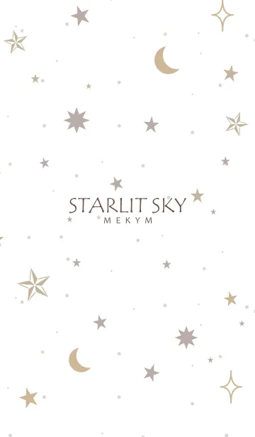 [LINE着せ替え] SIMPLE STARLIT SKY-MEKYM 11の画像1