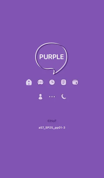 [LINE着せ替え] a57.25_パープル1-3の画像1