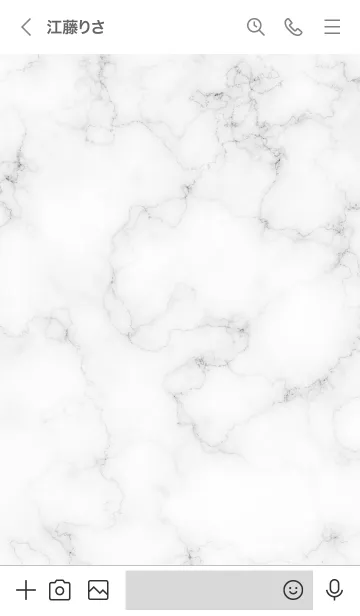 [LINE着せ替え] ～大人女子の大理石♥ホワイト6～の画像3