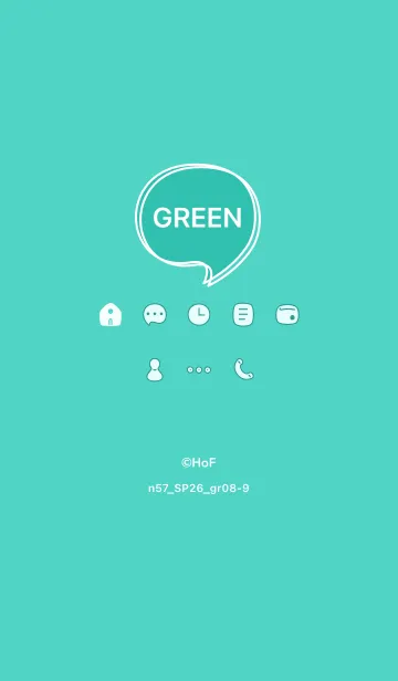 [LINE着せ替え] n57.26_グリーン8-9の画像1