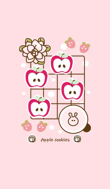 [LINE着せ替え] Apple cookies 2の画像1