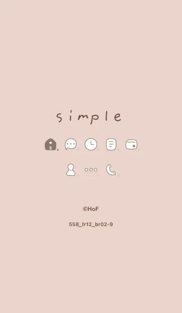 [LINE着せ替え] 558.12_ベージュ ブラウン2-9の画像1