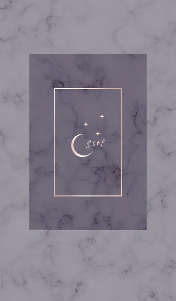 [LINE着せ替え] ～大人女子の大理石♥パープルグレー2～の画像1