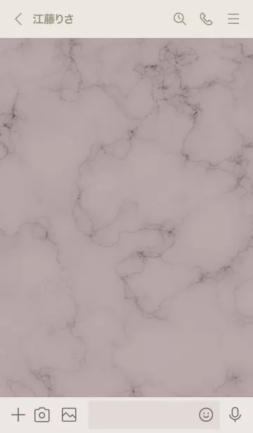 [LINE着せ替え] ～大人女子の大理石♥ピンクグレー2～の画像3