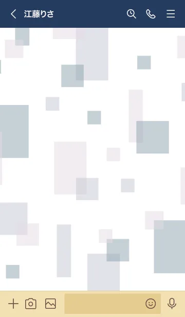 [LINE着せ替え] おしゃれ四角9の画像3