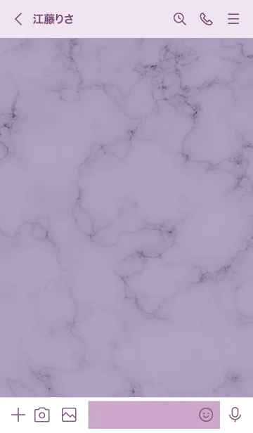 [LINE着せ替え] ～大人女子の大理石♥パープル22～の画像3