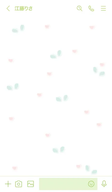 [LINE着せ替え] Sweet strawberry donut 8の画像3