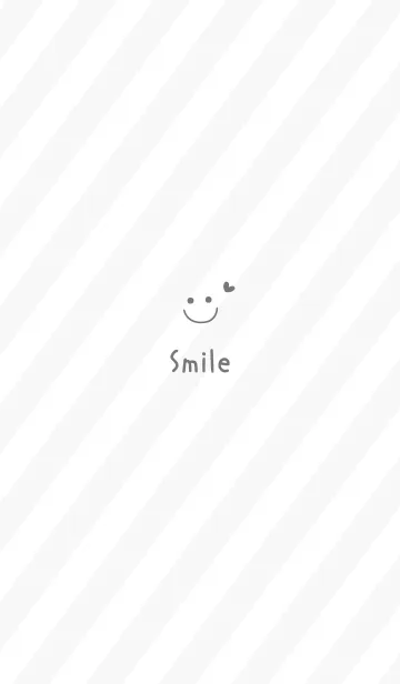 [LINE着せ替え] 大人可愛いスマイルハート＊ホワイト2の画像1