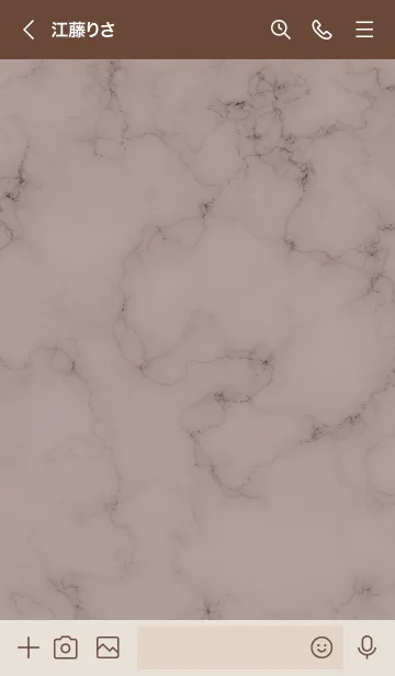 [LINE着せ替え] ～大人女子の大理石♥ブラウン10～の画像3