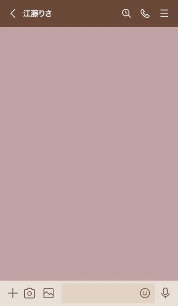 [LINE着せ替え] A58.14_ピンク2 ブラウン2-9の画像3