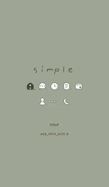 [LINE着せ替え] A58.14_スモーキーMアッシュ ブラウン2-9の画像1