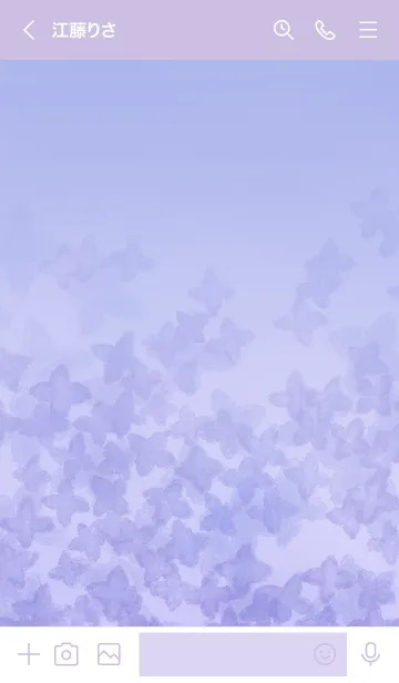 [LINE着せ替え] 紫陽花 - 水彩画風の画像3