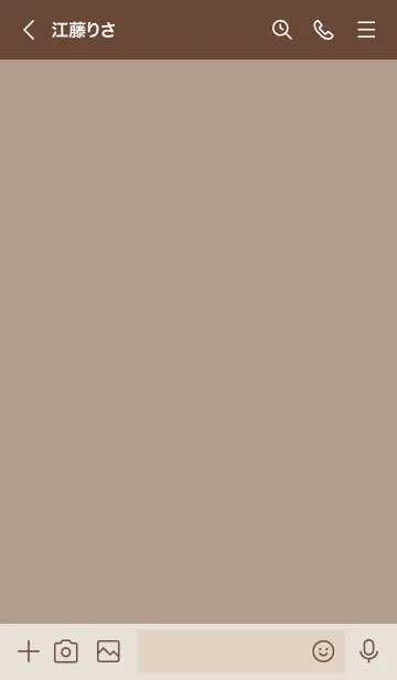 [LINE着せ替え] n58.15_ベージュ3 ブラウン2-3の画像3