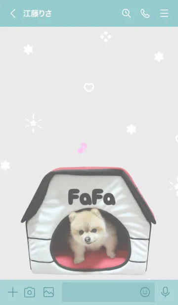 [LINE着せ替え] Fafa -いぬのふぁーふぁ-の画像3