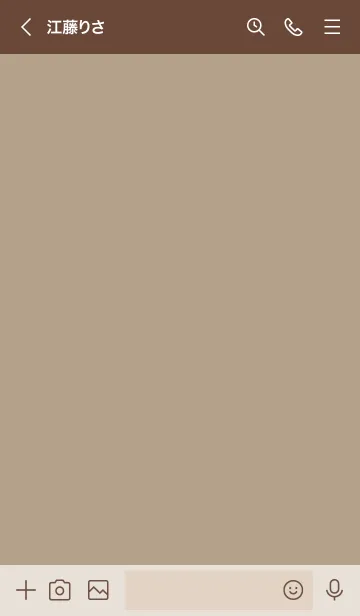 [LINE着せ替え] n58.15_ベージュ4 ブラウン2-6の画像3