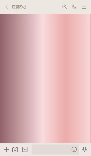 [LINE着せ替え] Simple Gradation -GlossyPink 11-の画像3