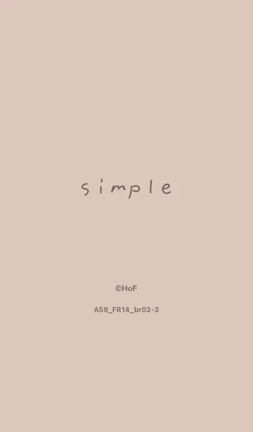 [LINE着せ替え] A59.14_ベージュ ブラウン2-3の画像1
