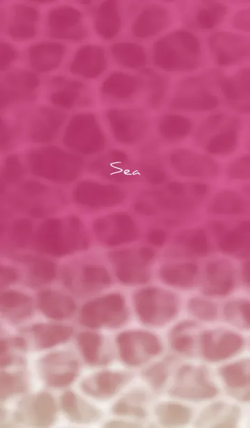 [LINE着せ替え] ピンク : カラフルな海の画像1