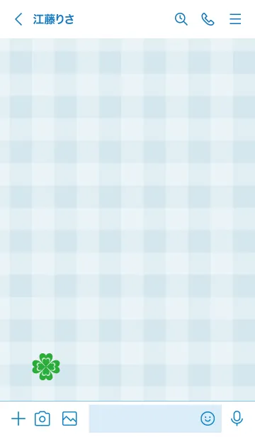 [LINE着せ替え] 幸運 かわいいクローバー23の画像3