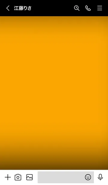 [LINE着せ替え] Gold Orange Neon Theme Ver.8 (JP)の画像3