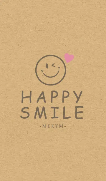 [LINE着せ替え] HAPPY SMILE KRAFT -LOVE- 45の画像1