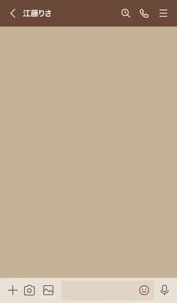 [LINE着せ替え] a58.13_ベージュ4 ブラウン2-3の画像3