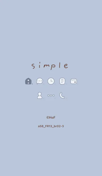 [LINE着せ替え] a58.13_ホワイトアッシュ ブラウン2-3の画像1