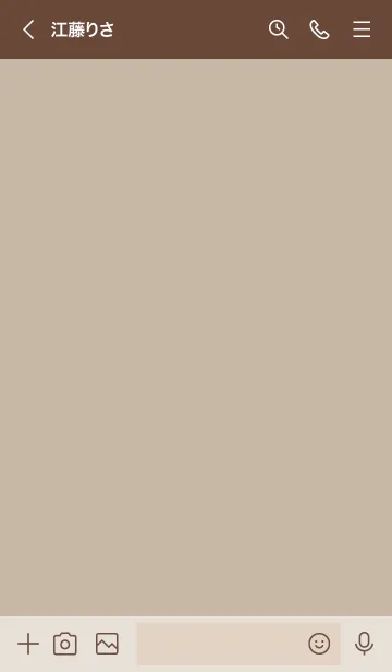 [LINE着せ替え] N58.11_ベージュ4 ブラウン2-3の画像3