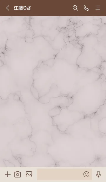 [LINE着せ替え] ～大人女子の大理石♥ピンクグレー3～の画像3